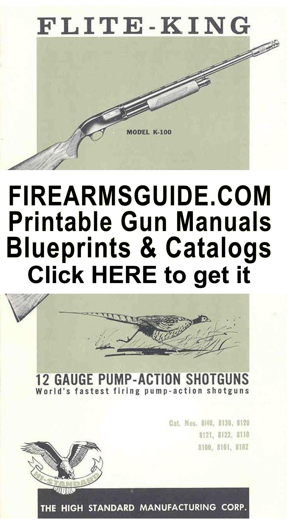 21,000 Schematics And Manuals For Antique And Modern Guns