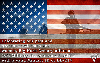 Big Horn Armory (BHA) Honors America’s Armed Forces with Military Discount