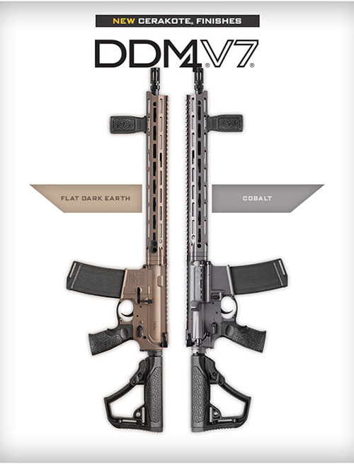 NEW DDM4® V7 in FDE and Cobalt Cerakote®