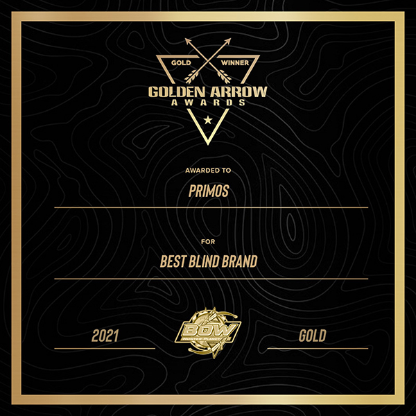 Primos Wins Golden Arrow Award for Best Blinds