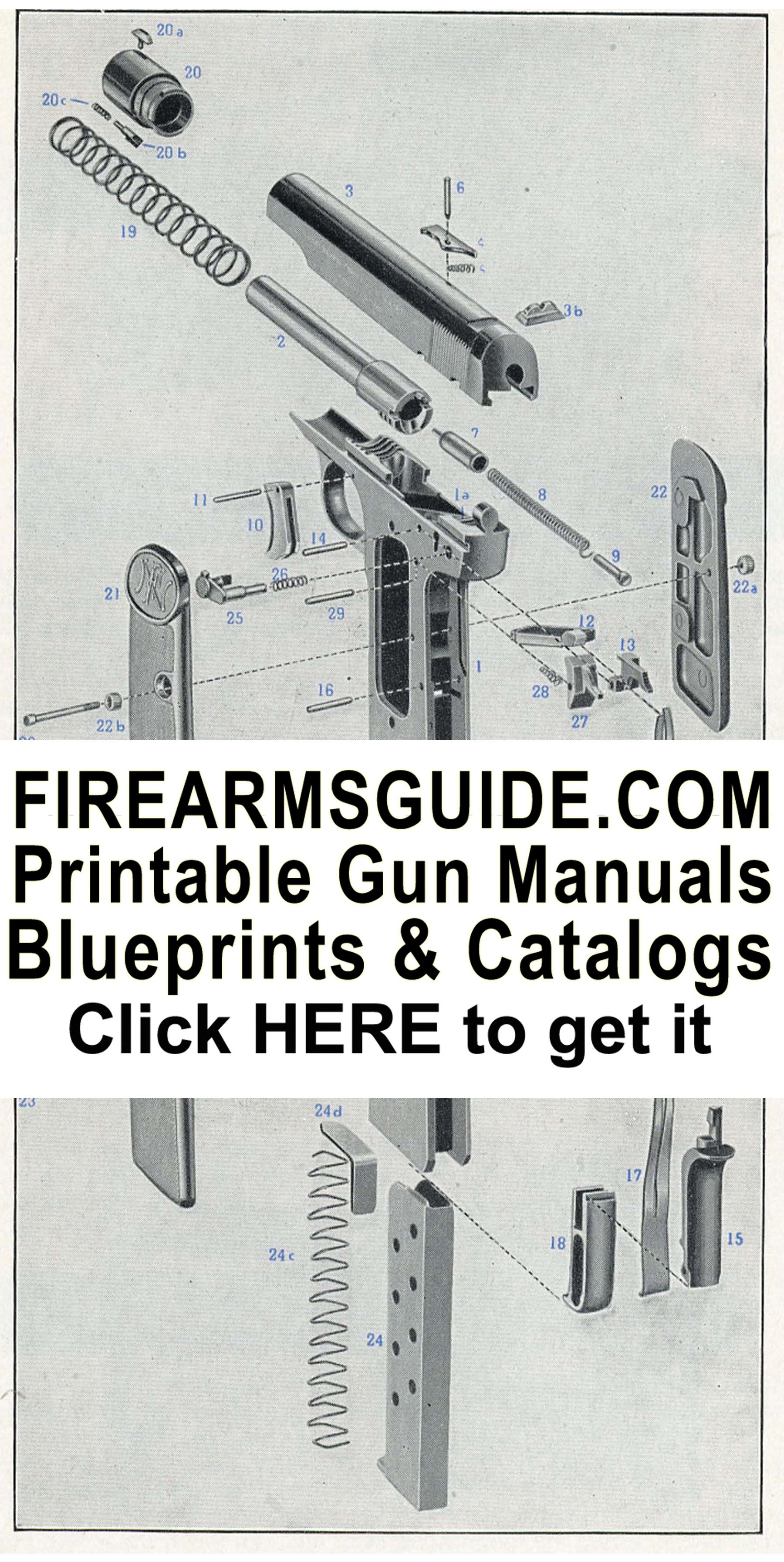 Frommer Stop Auto Exploded Gun Drawing Download – GunDigest Store