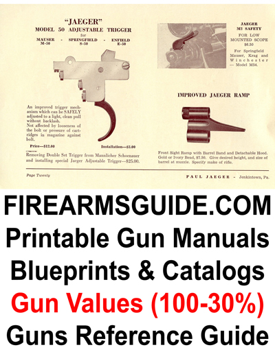 Printable Gun Manuals, Blueprints with Dimensions, Schematics, Old ...