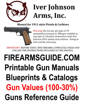 Printable Gun Manuals, Blueprints With Dimensions, Schematics, Old ...