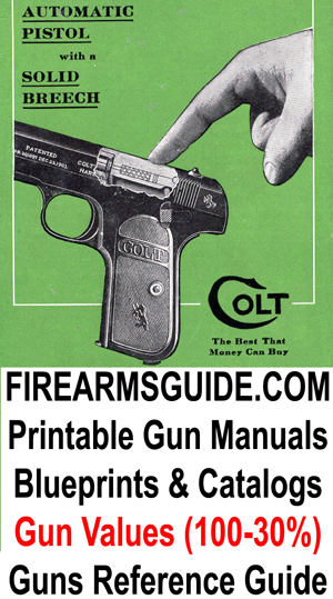 Printable Gun Manuals, Blueprints With Dimensions, Schematics, Old ...