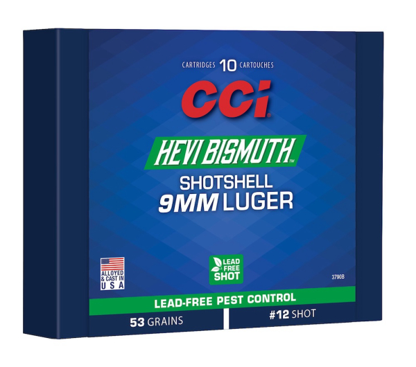 CCI Ammunition Releases New HEVI-Bismuth Centerfire Handgun Shotshells For Pest Control