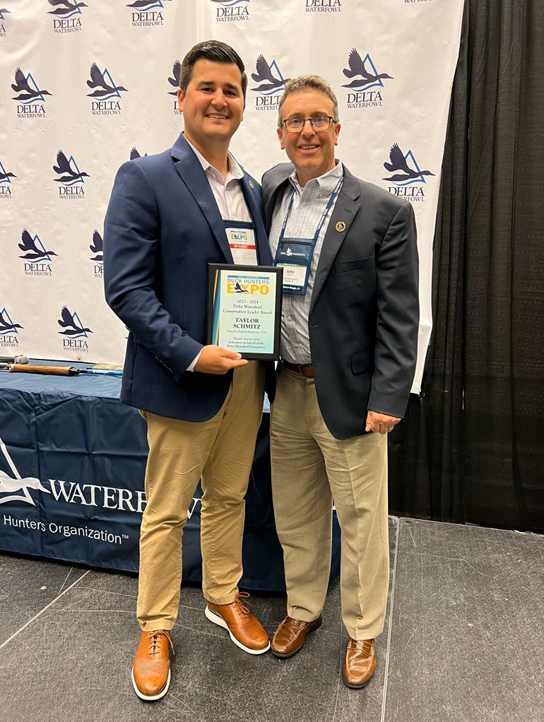 Delta Waterfowl Recognizes Taylor Schmitz as the 2024 Conservation Leader Award Winner