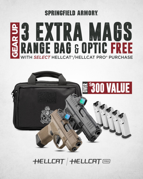 Springfield Armory Announces Hellcat and Hellcat Pro Gear Up Promotion