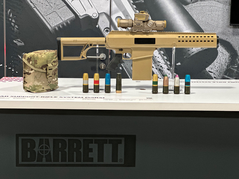 Barrett Firearms Manufacturing Inc. Unveils Squad Support Rifle System (SSRS) at AUSA Annual Meeting