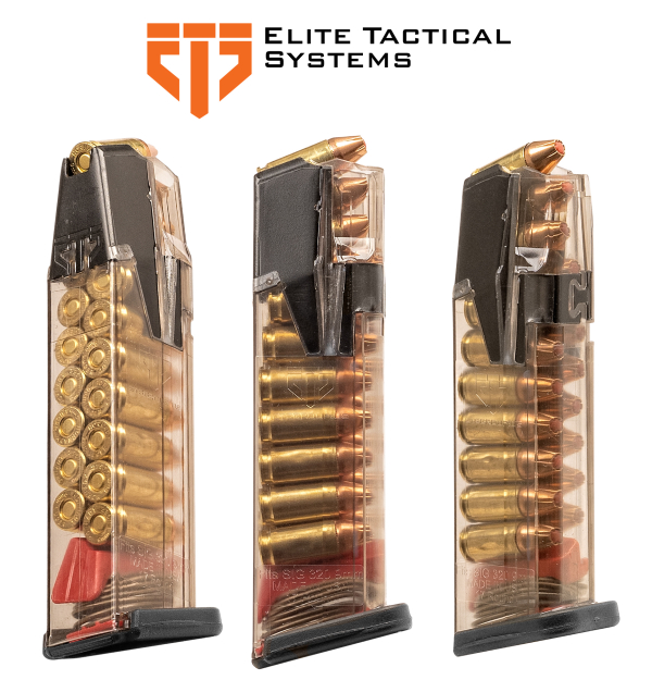 Elite Tactical Systems (ETS) Group Omega 9mm ETS Magazine for SIG Sauer P320