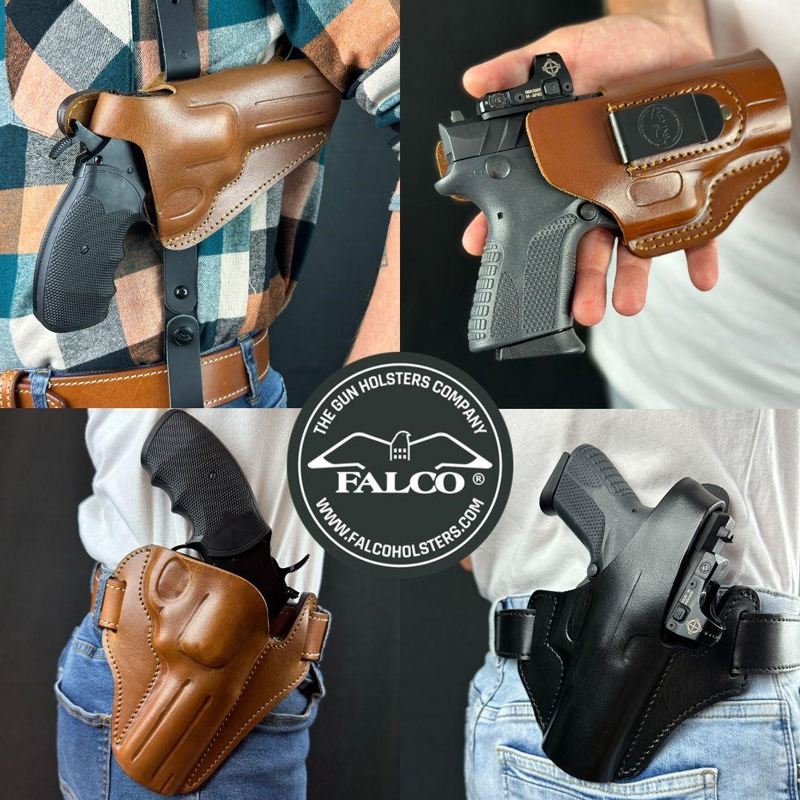 FALCO Holsters Unveils Multifit Category of Universal Holsters With Four New Leather Options