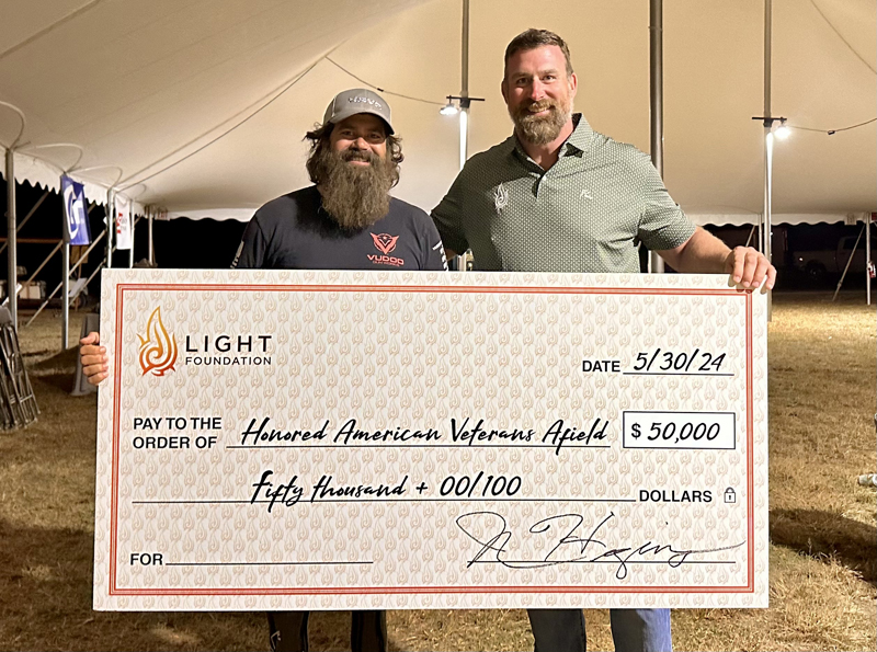 The Light Foundation supports Honored American Veterans Afield