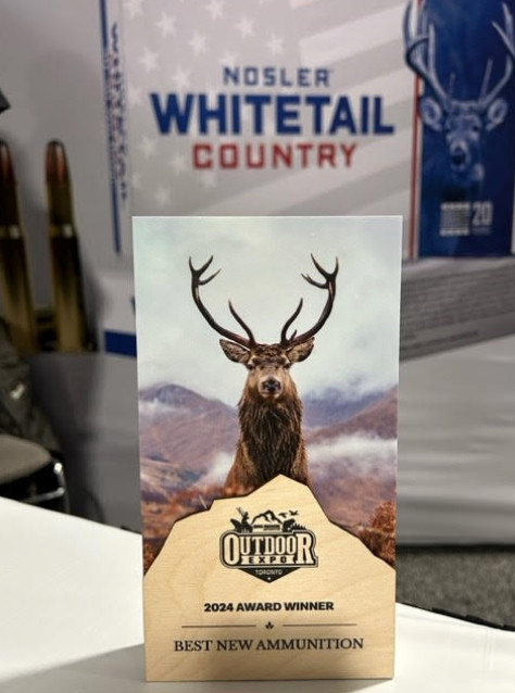 Nosler Honored with Best New Ammunition Award at Big Rock Sports Outdoor Expo