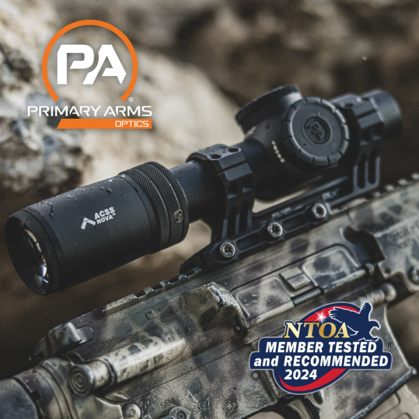 Primary Arms Optics Achieves NTOA Gold and Silver Ratings for PLx, GLx, and SLx Models