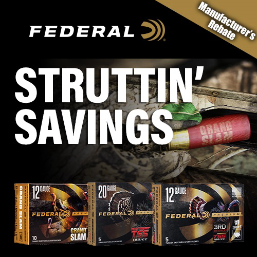 Federal’s Struttin’ Savings Turkey Load Rebate Program is Underway