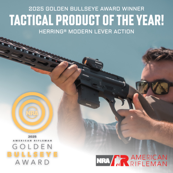 FightLite Herring Lever Action Wins Golden Bullseye Award