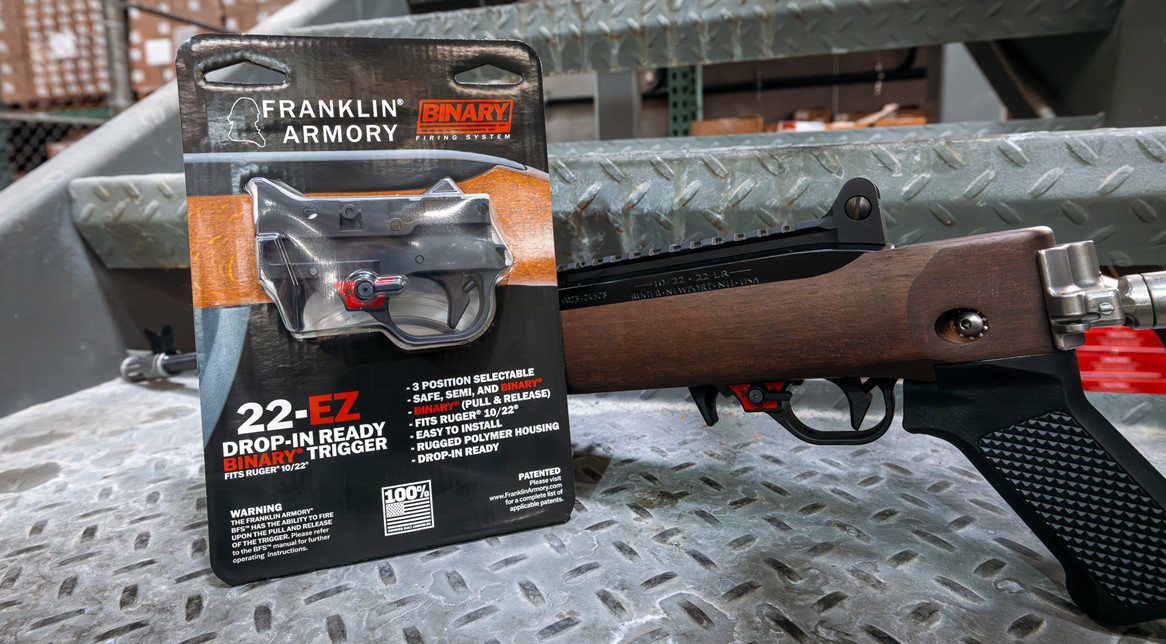 Franklin Armory’s New 22-EZ Drop-in Binary Trigger for Ruger 10/22