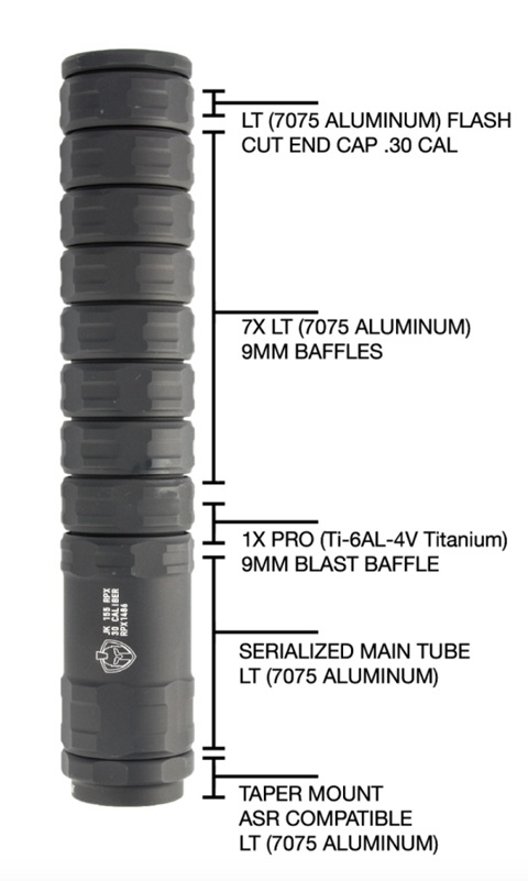 JK Armament’s New 155 RPX .30CAL Suppressor