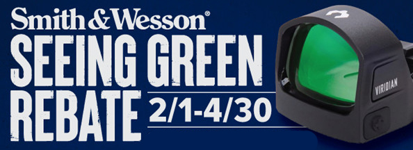 Smith & Wesson Partners with Viridian for ‘Seeing Green’ Rebate Program