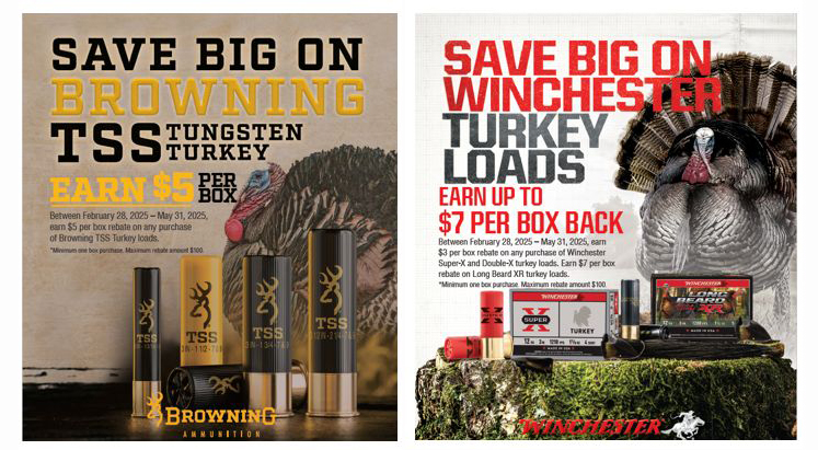 Browning and Winchester Offers Turkey Ammunition Rebate