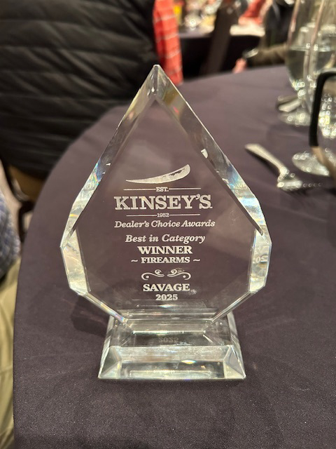 Savage Arms Bestowed with Kinsey’s 2025 Industry Excellence Award